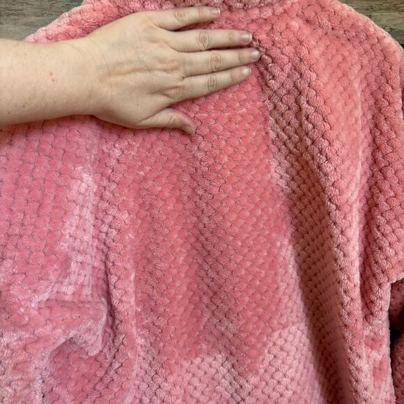 Simply Southern Pink Soft Fuzzy Jacket women’s L excellent pre-worn condition - Picture 10 of 13